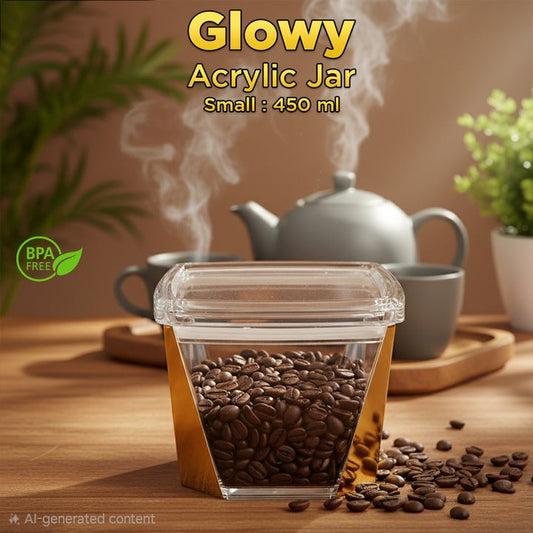 Glowy Acrylic Jar Small 450 ml